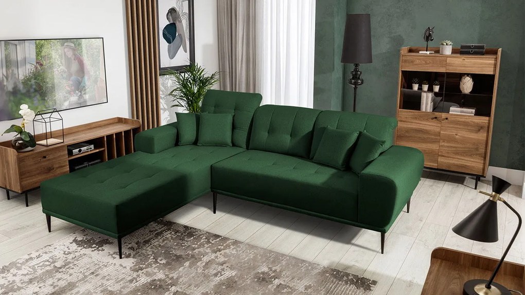 Ъглов диван Rapallo-Prasino-Left