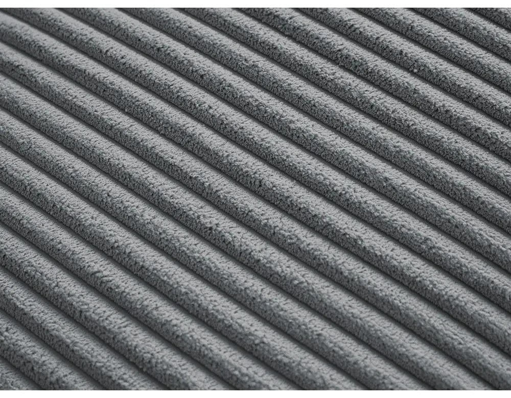 Тъмносива табуретка от рипсено кадифе Chelsea – Bobochic Paris