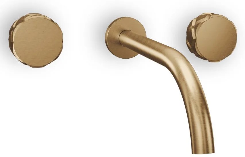 Кран мивка 2 дупки Eletta Chester-бронз - четка