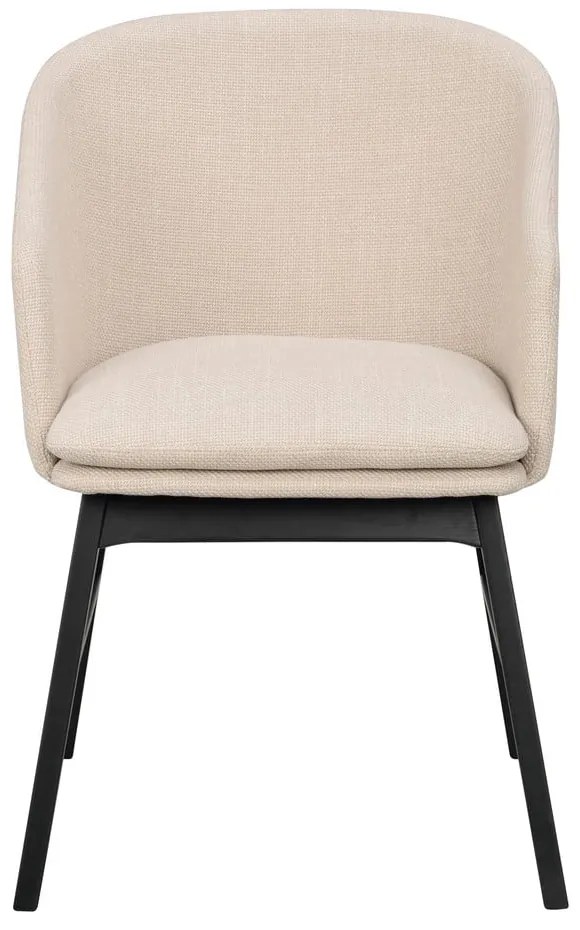 Бежови тапицирани трапезни столове в комплект 2 бр. Windham – Rowico