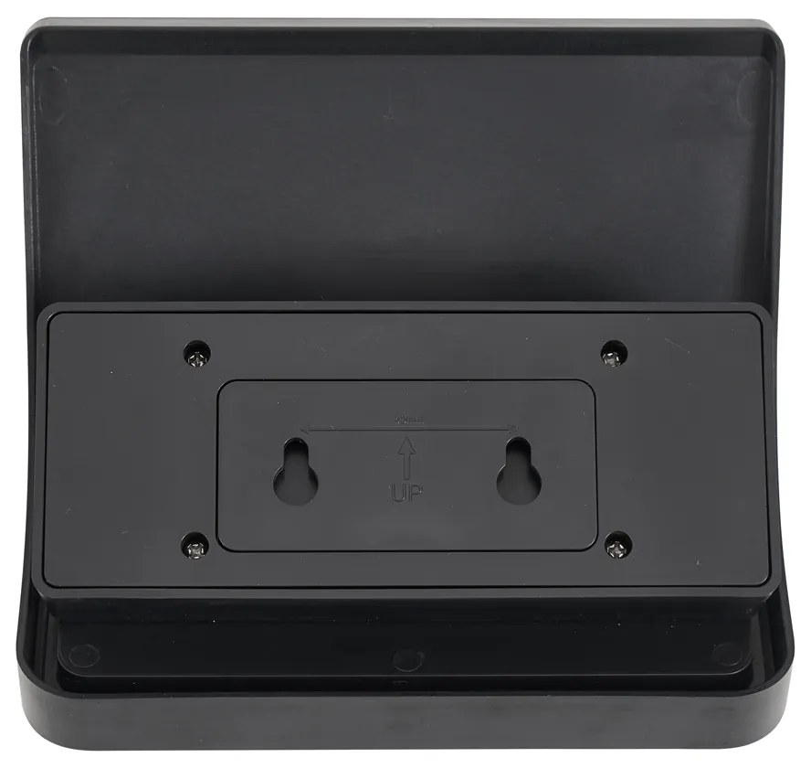 Външна стенна лампа черна с LED IP54 със соларен сензор за движение - Floody