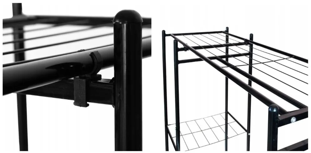 Модерен стелаж, закачалка за дрехи с рафтове