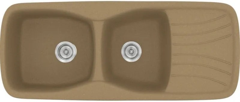 Мивка Sanitec 311-Metallic Coffee