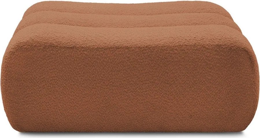 Оранжева табуретка от прежда с примки от букле Azra – Bobochic Paris