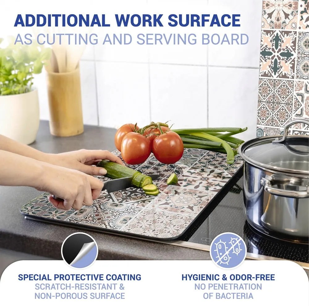 Комплект от 2 универсални капака за стъклени печки с плочки - Wenko