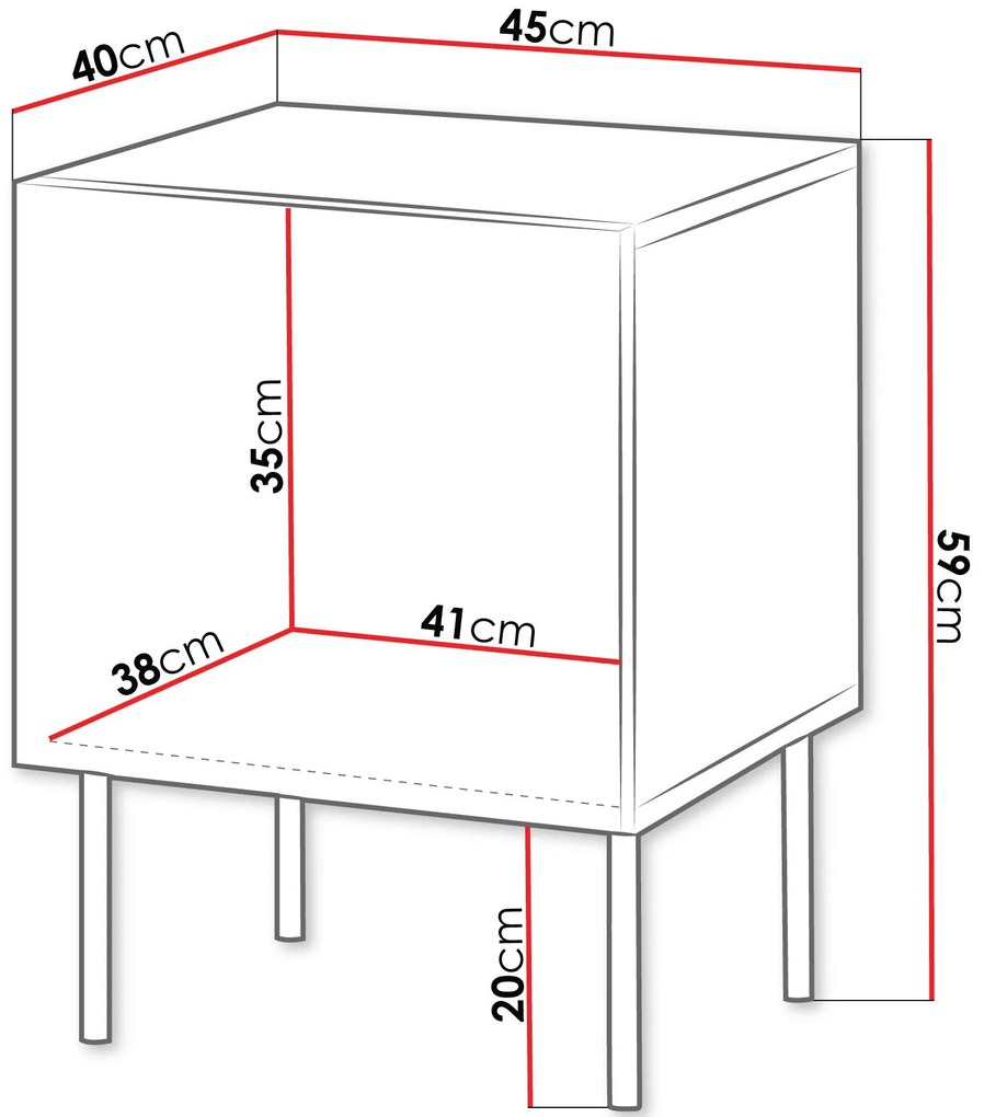 Комплект от 2 помощни масички Siena I-Mauro