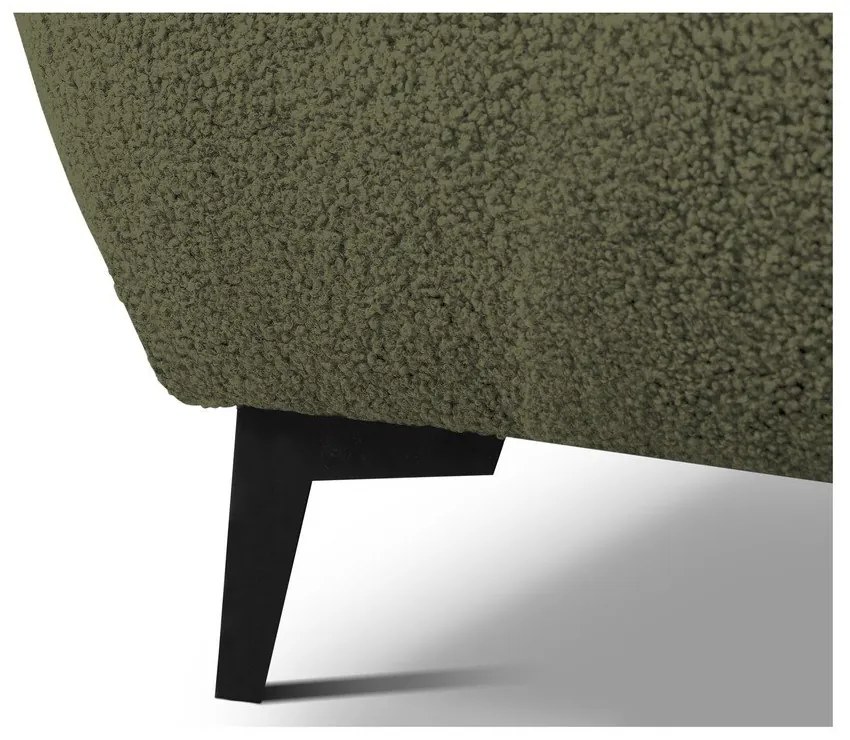 Зелено двойно тапицирано легло с място за съхранение и включена подматрачна рамка 180x200 cm Makapu – Makamii