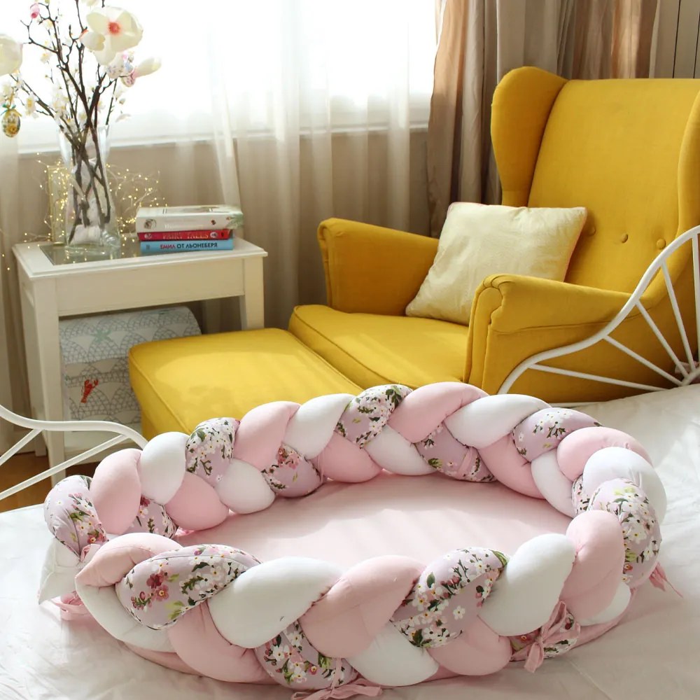 BLOSSOM Гнездо 2в1 РОЗОВО/ЦВЕТЧЕТА