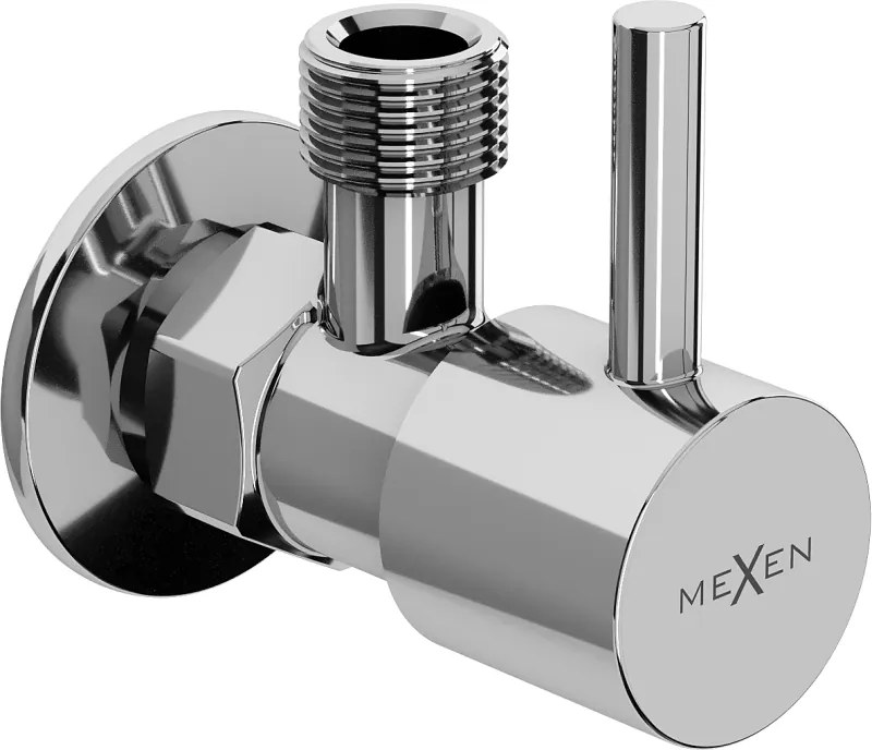 Mexen R1 ъглов вентил за батерия 1/2"x3/8", хром - 79970-00