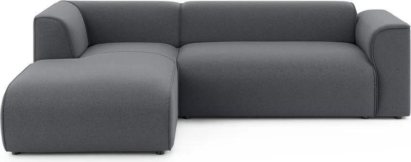 Тъмносив ъглов диван (ляв ъгъл) Merid – Ropez
