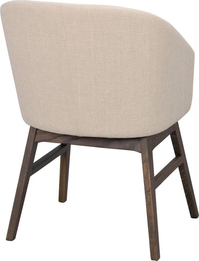 Бежови тапицирани трапезни столове в комплект 2 бр. Windham – Rowico