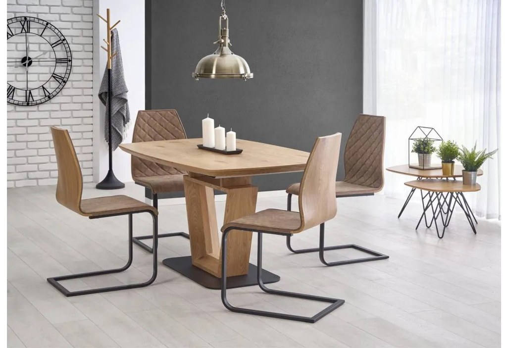 Разтегателна трапезна маса BLACKY 160-220