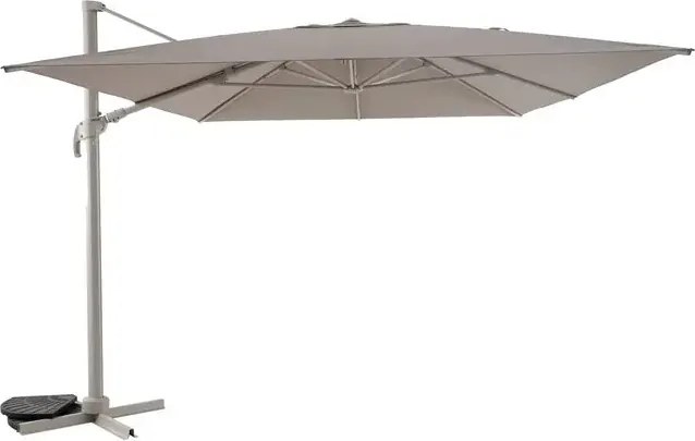 Градински чадър със странична стойка Hesperide Melhia, Накланящ се, Olefin, 3x3 m - Антрацит