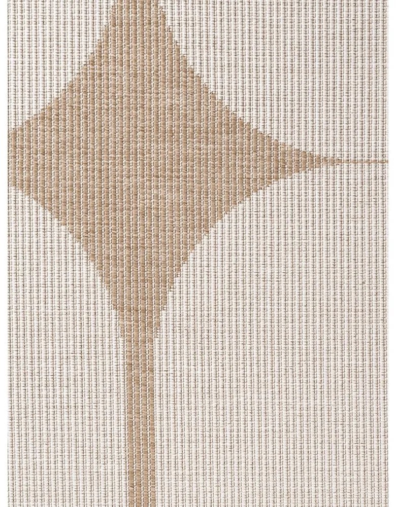 Кръгъл килим за открито и закрито в цвят слонова кост и бежово ø 160 cm Duet Bowen – NORTHRUGS