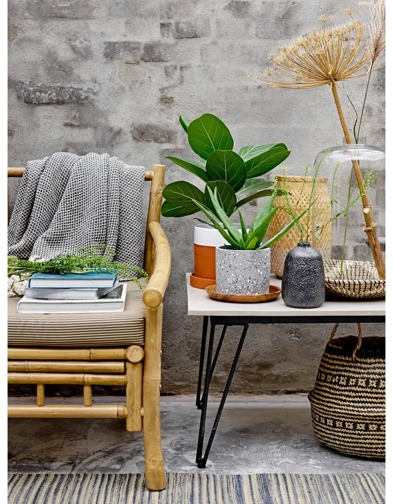 Синьо одеяло , 130 x 160 cm Throw - Bloomingville