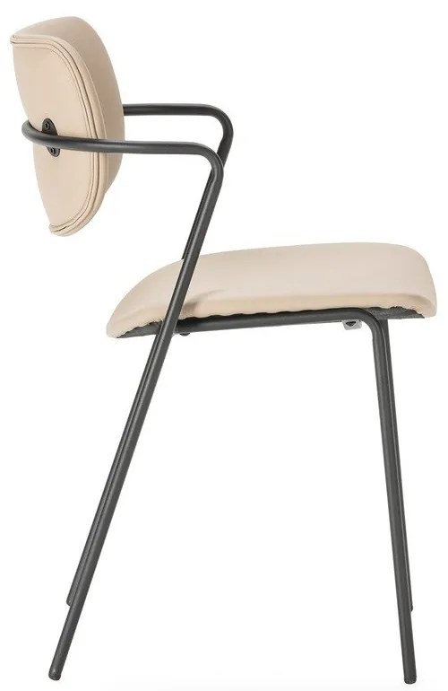 Бежови трапезни столове в комплект от 2 бр. Maika – Marckeric