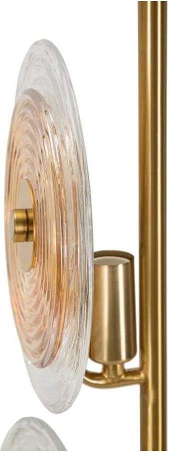 Настолна лампа в златист цвят със стъклен абажур (височина 63 cm) Venice – Mauro Ferretti