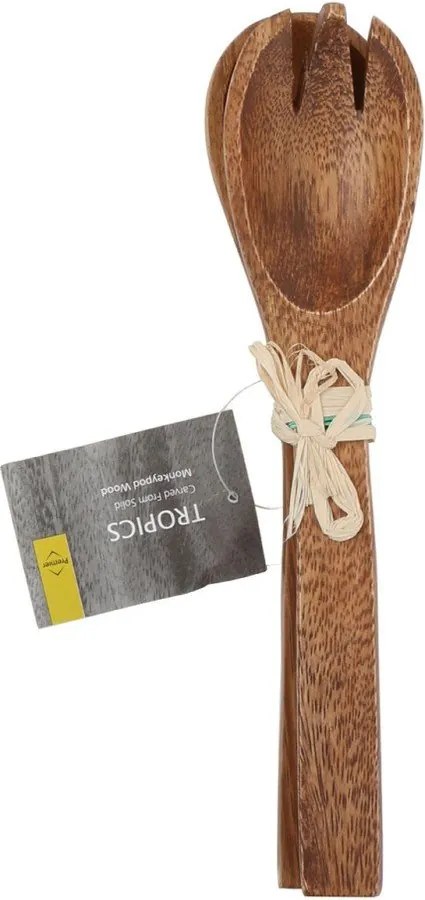 Salátový příbor z akáciového dřeva Premier Housewares Socorro