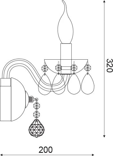 Аплика Blaze-прозрачен