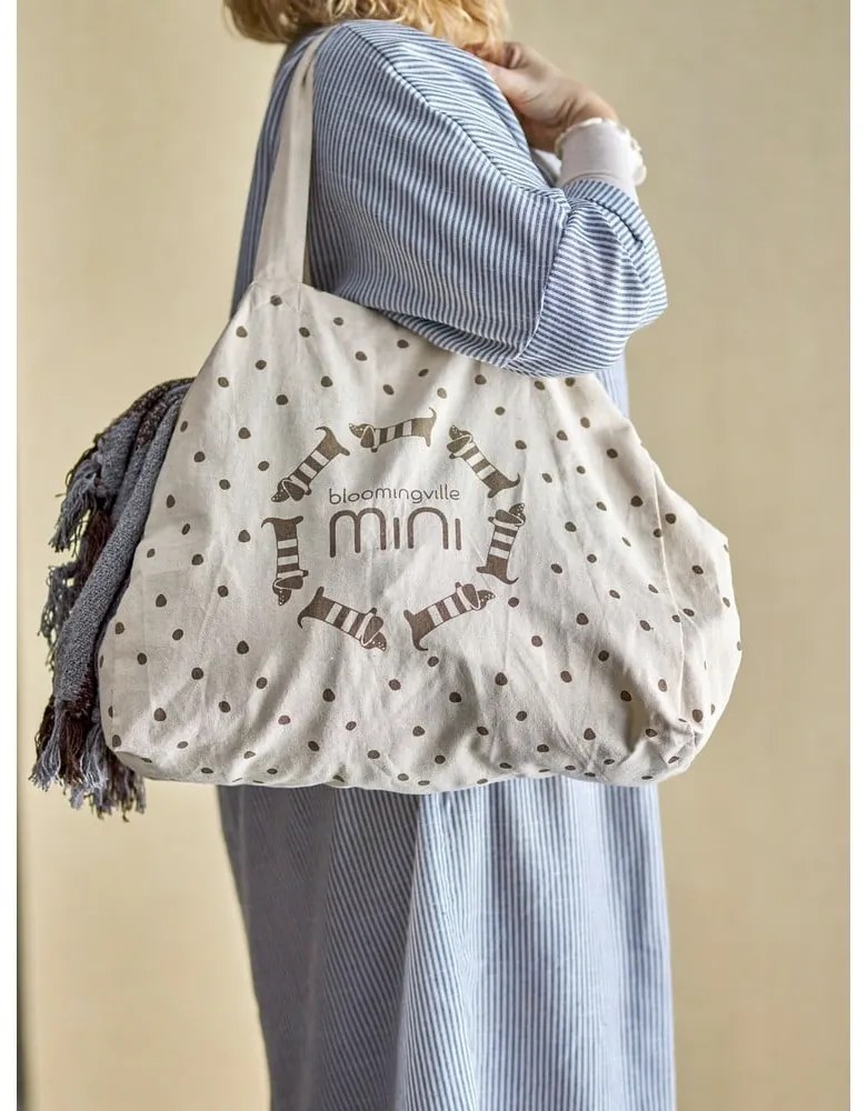 Памучна пазарска чанта Charlie – Bloomingville Mini