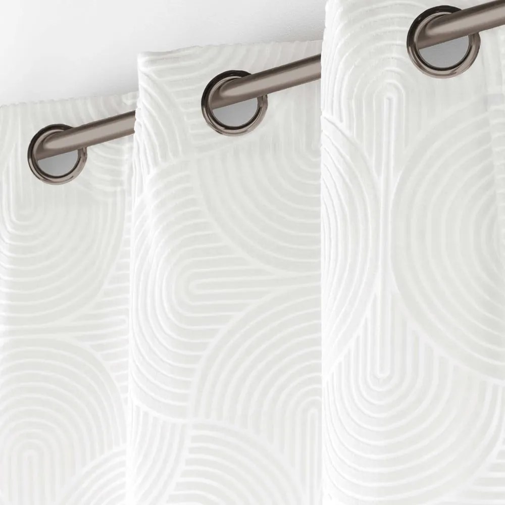 Бяло перде 135x260 cm Eva – douceur d'intérieur