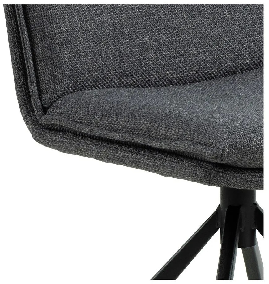 Тъмносив трапезен стол Flynn - Actona