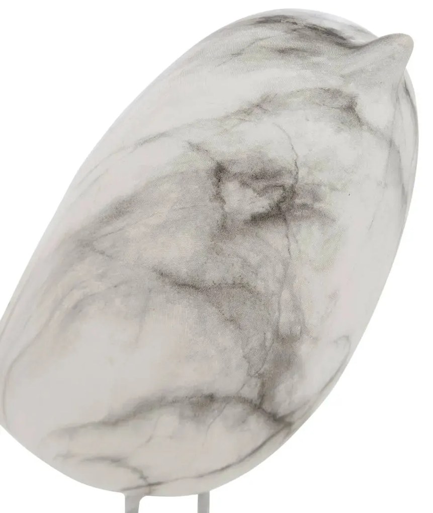 Декоративна фигура atmosphera Olen, Керамика, Бял, 19 cm