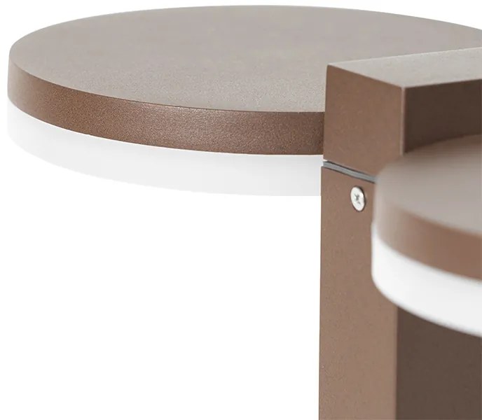 Стойка за външна лампа ръждиво кафява 50 см с LED 2-светлина IP44 - Esmee