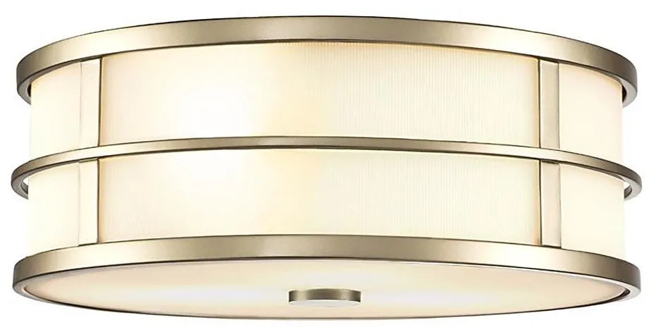 Feiss FE-FUSION-F-PNBR - Таванно осветително тяло FUSION 3xE27/40W/230V Ø 34,3 см златисто