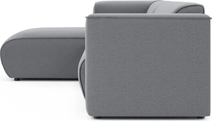 Светлосив ъглов диван (ляв ъгъл) Merid – Ropez