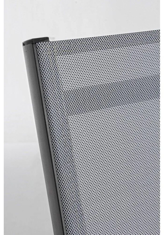 Сив градински стол метален Elin – Bizzotto