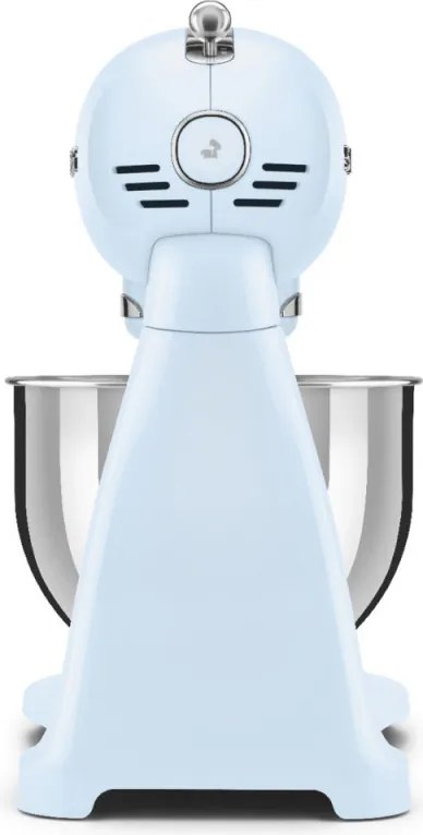 Планетарен миксер SMEG SMF03PBEU, 800 W, 4.8 л, 10 скорости, Функция за плавен старт, Крачета против хлъзгане, Пастелно син