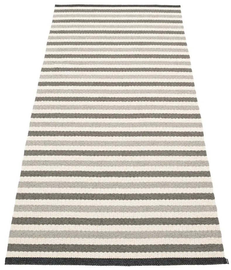 Сива и бежова пътека за открито и закрито 85x200 cm Teo Warm Grey – Pappelina