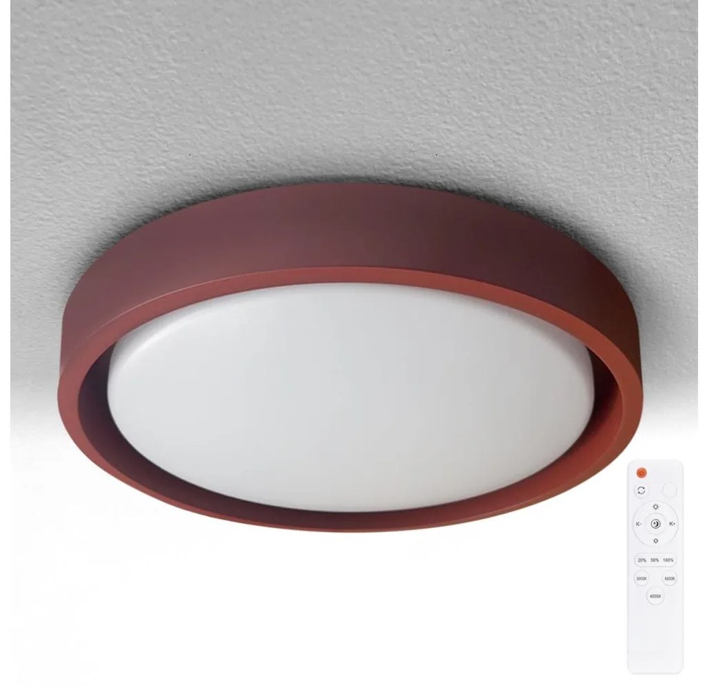 Brilagi -LED Димируемо осветително тяло MATTEO LED/48W/230V 3000-6500K Ø 41 cm червено+ДУ
