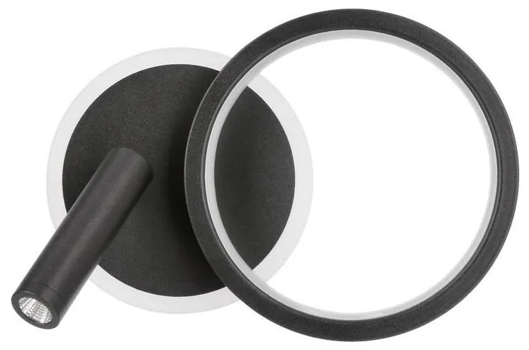 LED стенен спот MONET LED/16W/230V черен