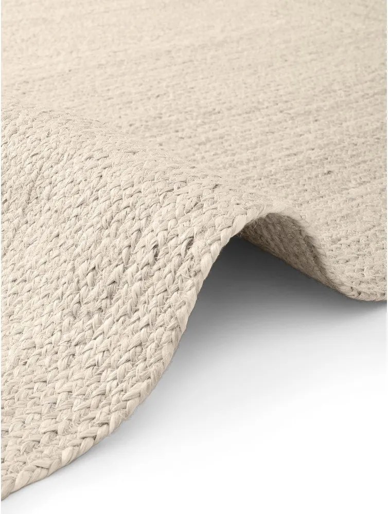 Кремав двустранен/ръчно изработен ютен килим 200x300 cm Juno – Hanse Home