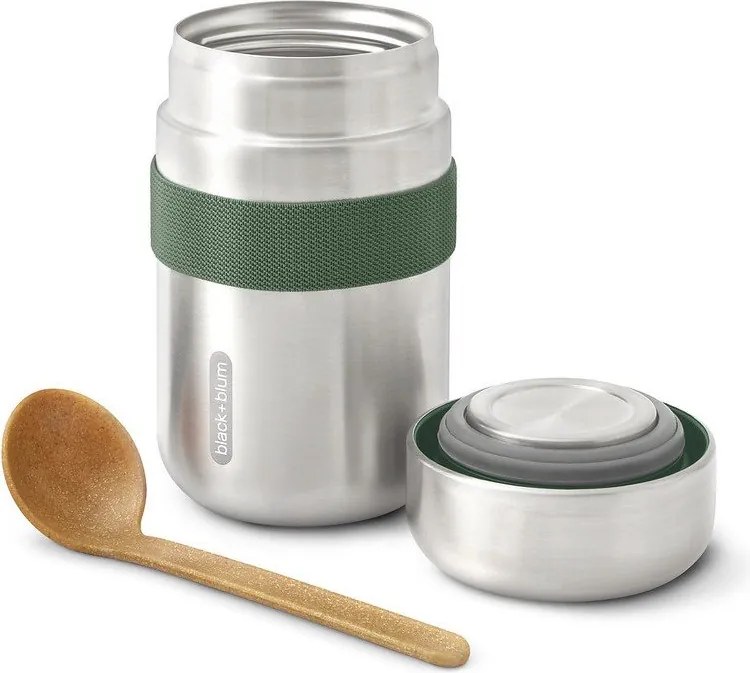 Термос за храна от неръждаема стомана в сребрист цвят 400 ml – Black + Blum