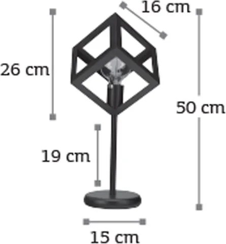 Настолна лампа InLight 3442-Black