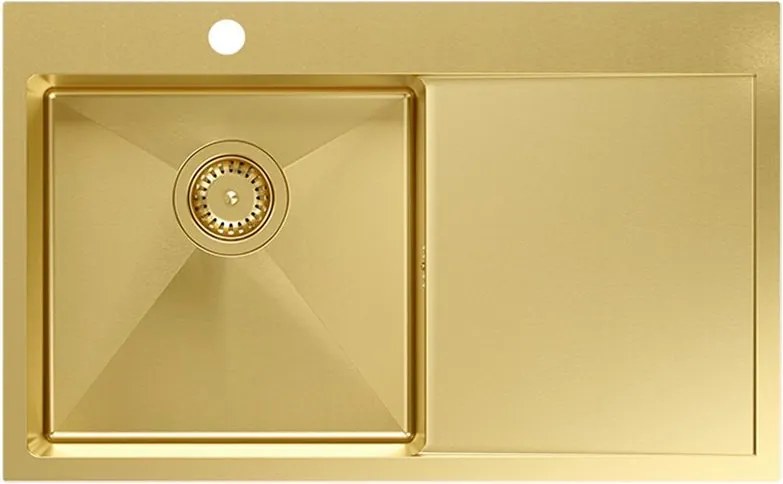 Стоманена мивка RUSSEL 111 Gold