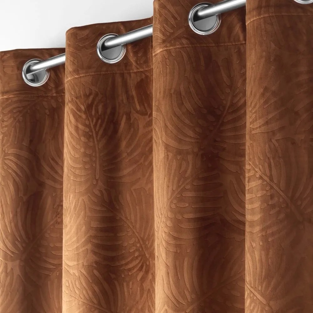 Кафява завеса140x240 cm Analia – douceur d'intérieur