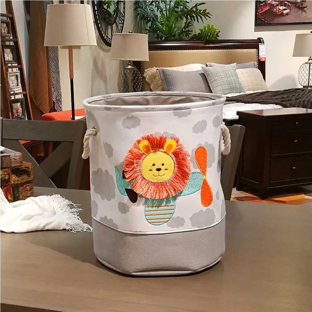 GINGER HOME Текстилен кош за играчки LION