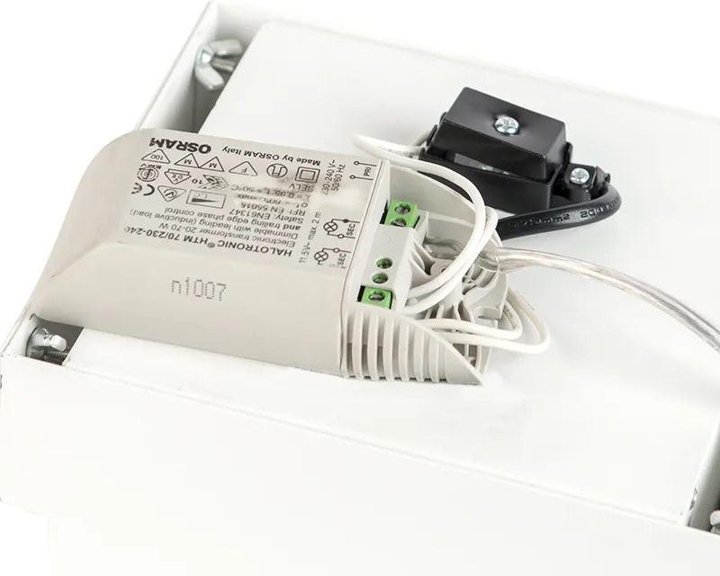 Вграден прожектор бял AR111 Накланящ се и въртящ се без рамка - Oneon