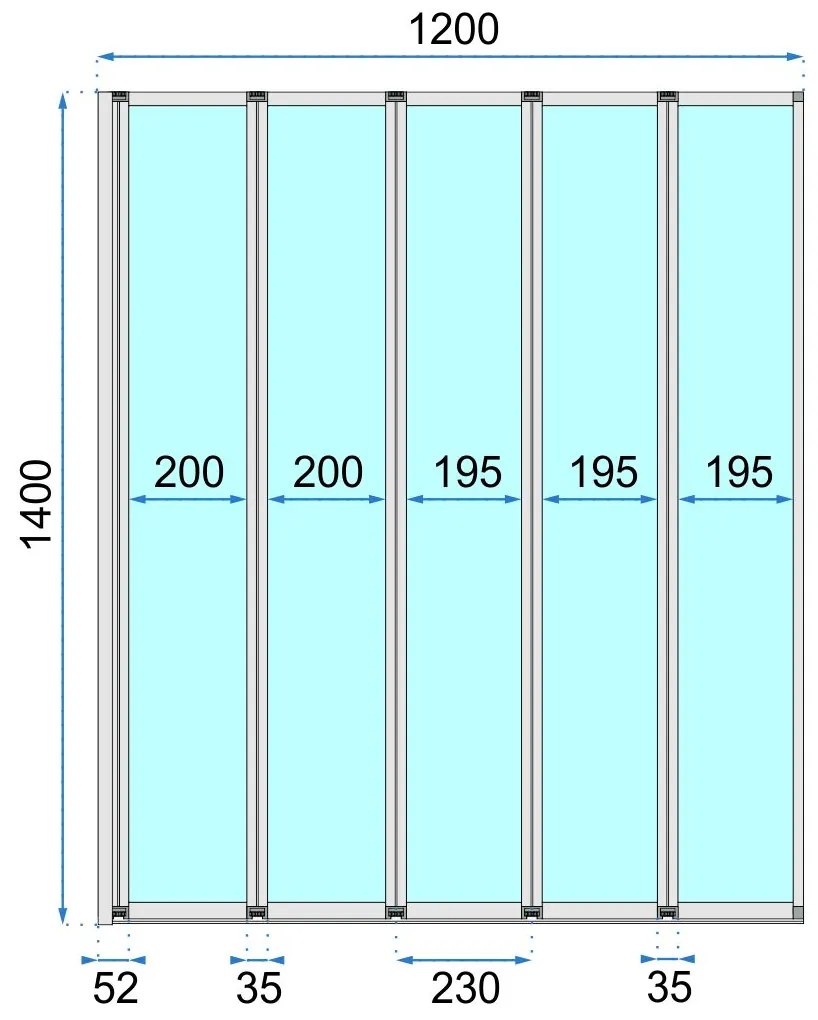 Параван за вана Rea Idea 120