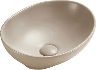 Mexen Elza мивка върху плот 40 x 33 см, мат капучино - 21014064