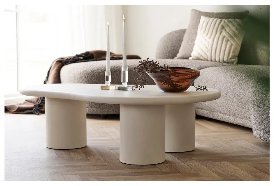 Светлосива масичка за кафе 80x120 cm Palmera – House Nordic