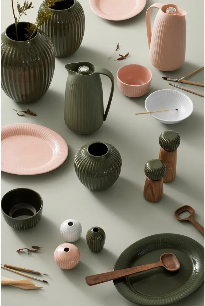 Зелена/в естествен цвят мелничка за сол и пипер от масивно дърво Hammershøi – Kähler Design