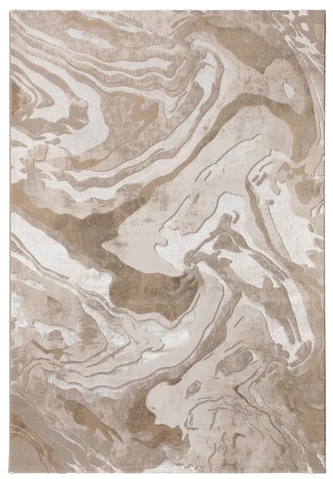 Бежов килим 120x170 cm Marbled – Flair Rugs