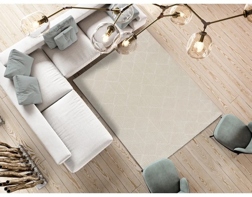 Бежов килим 140x200 cm Sensation – Universal