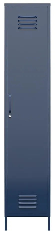 Син метален шкаф 38x185 cm Bradford - Queer Eye