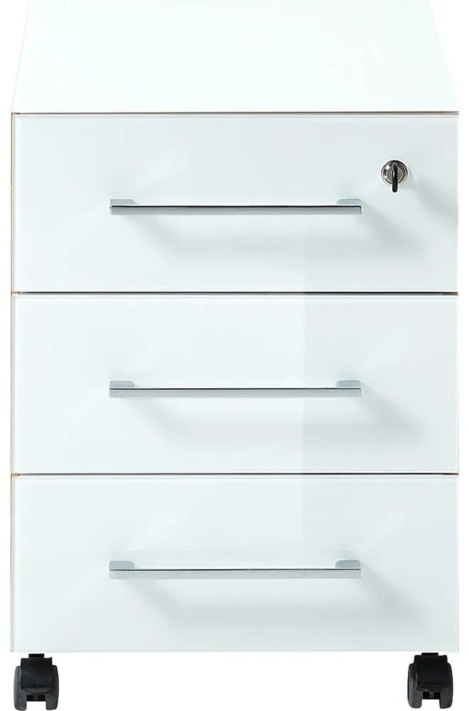 Дъбов шкаф в бял\естествен цвят 40x55 cm Monteria - Germania